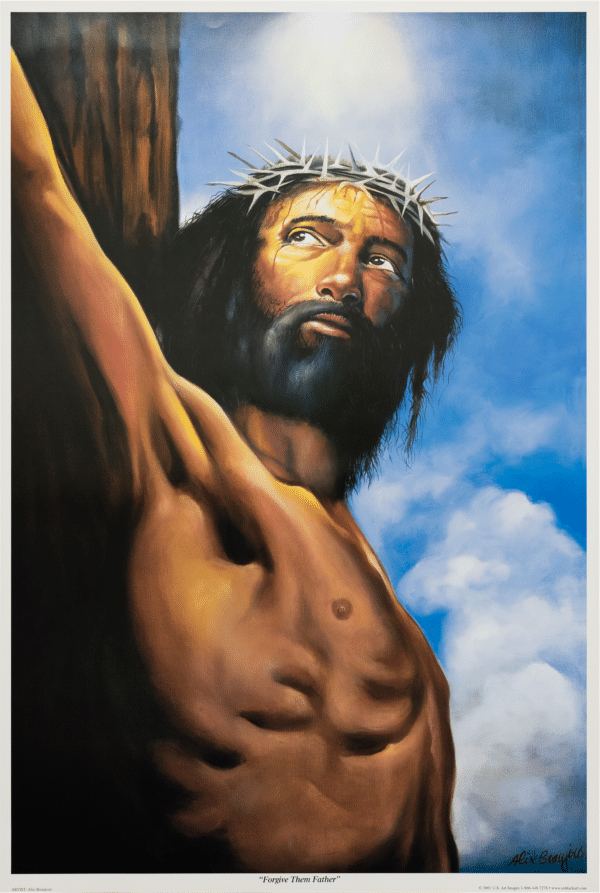 Forgive Them Father by Alix Beaujour, Art Poster Print for Wall, Home Decor