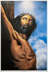 Forgive Them Father art print by Alix Beaujour