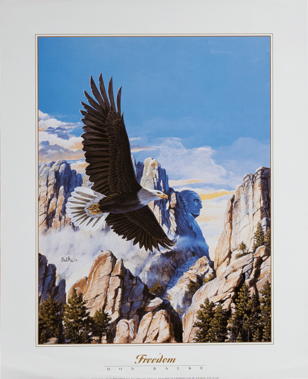 Freedom by Balke, Art Poster Print for Wall, Home Decor