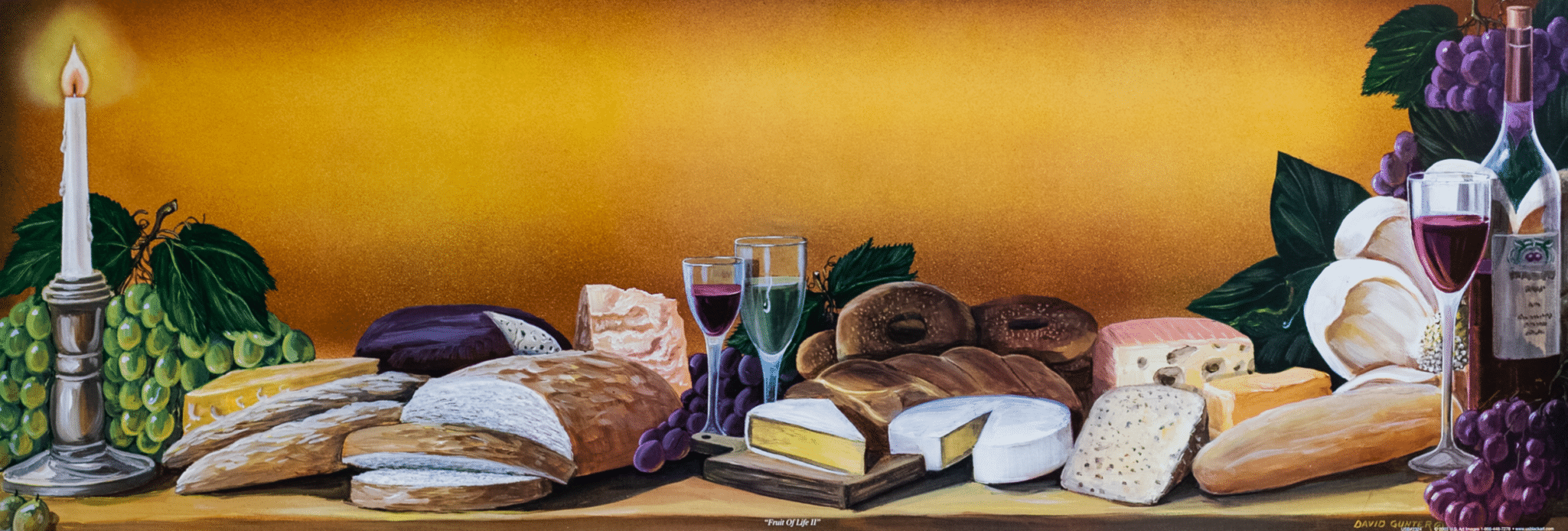 Fruit of Life II by David Gunter, Art Poster Print for Wall, Home Decor - Image 1