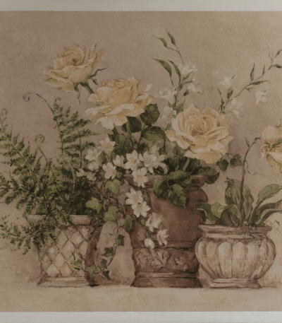 Garden Gathering art print by Mock