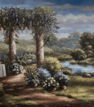 Garden of Blue II art print by Brown