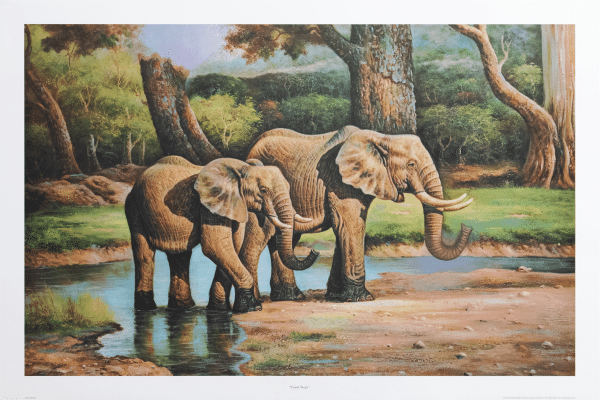 Giant Steps by Kama, Art Poster Print for Wall, Home Decor