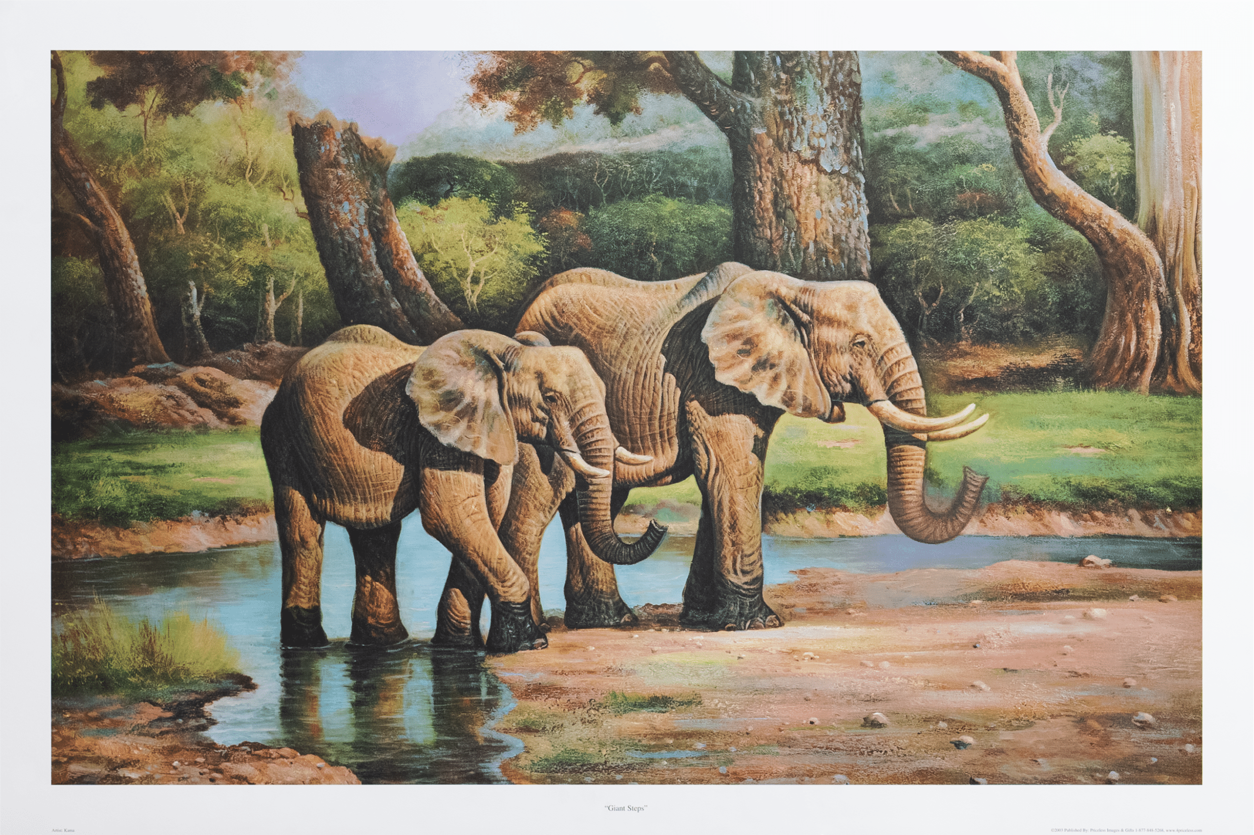 Giant Steps by Kama, Art Poster Print for Wall, Home Decor - Image 1