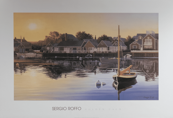 Golden Calm art print by Rotto
