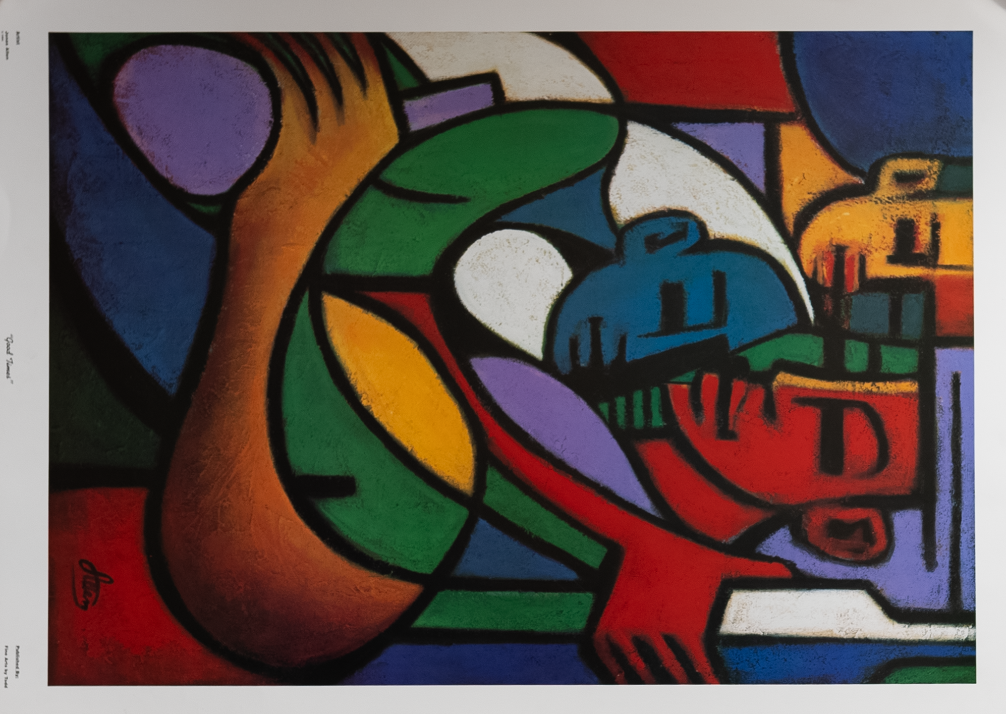 Good Times by Allen, Art Poster Print for Wall, Home Decor