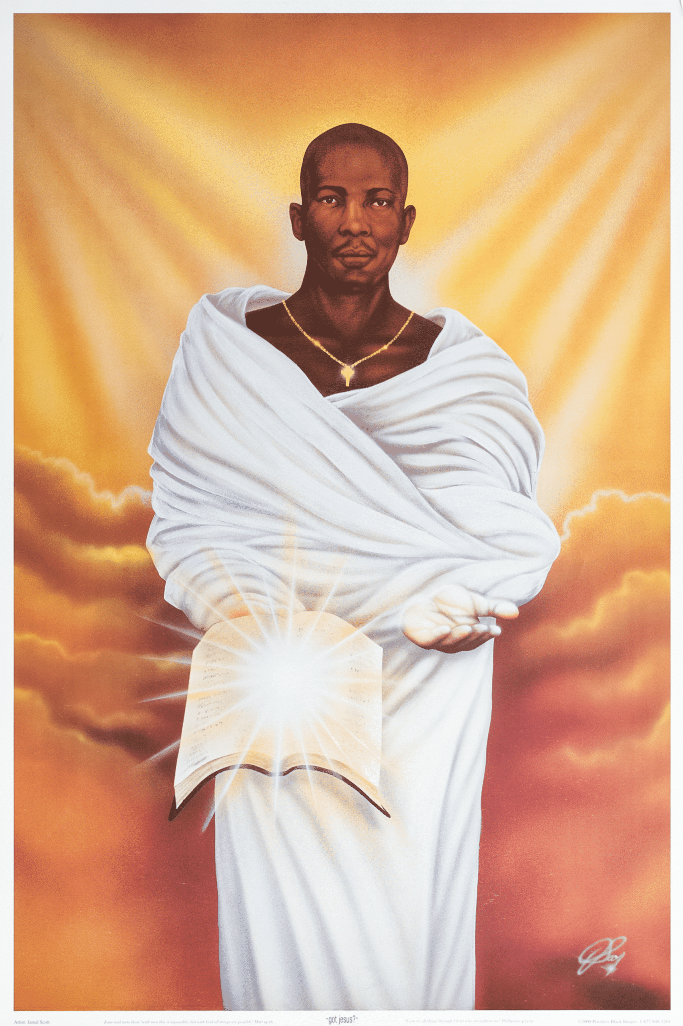 Got Jesus art print by Jamal Scott