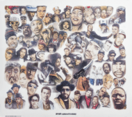 HIP HOP A Piece of it's History by Johnny Myers, Art Poster Print for Wall, Home Decor