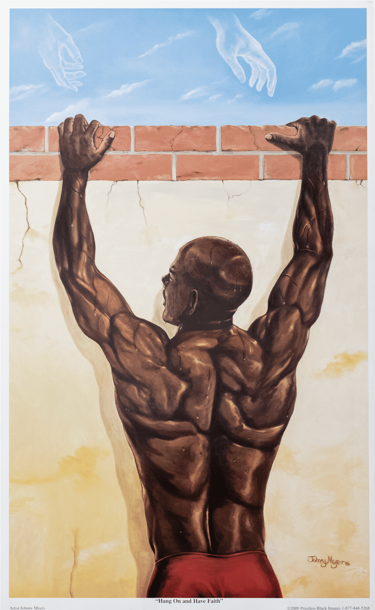 Hang on and Have Faith Art Print by Johnny Myers Hang on and Have Faith art print by Johnny Myers
