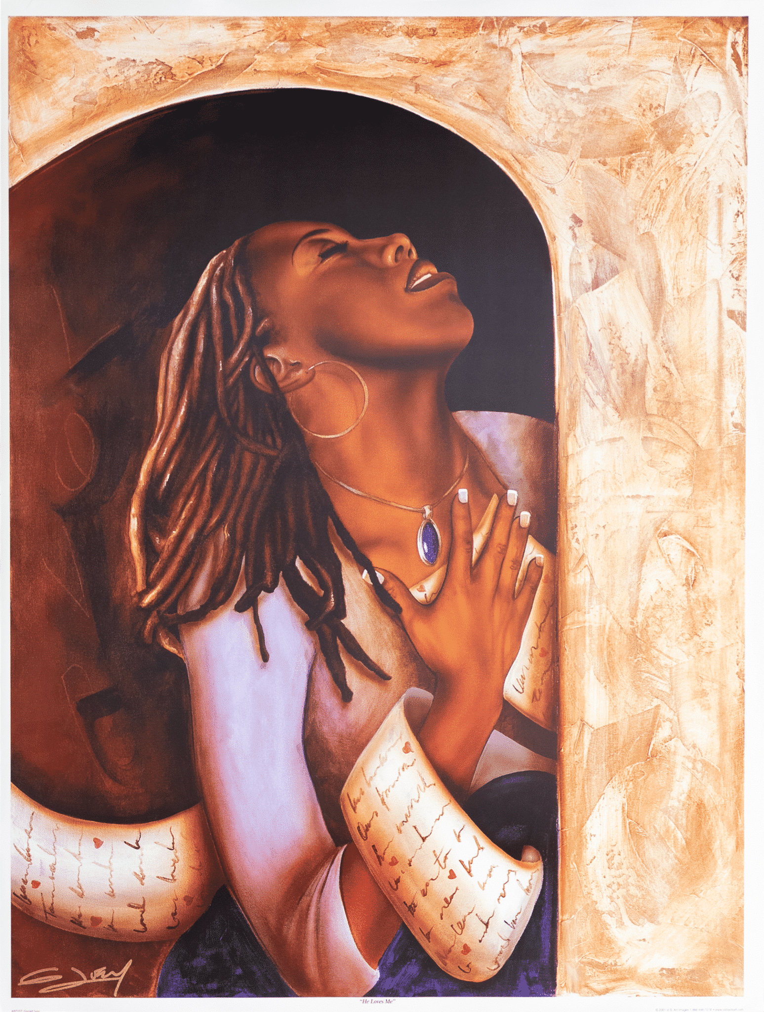 He Loves Me art print by Gerald Ivey