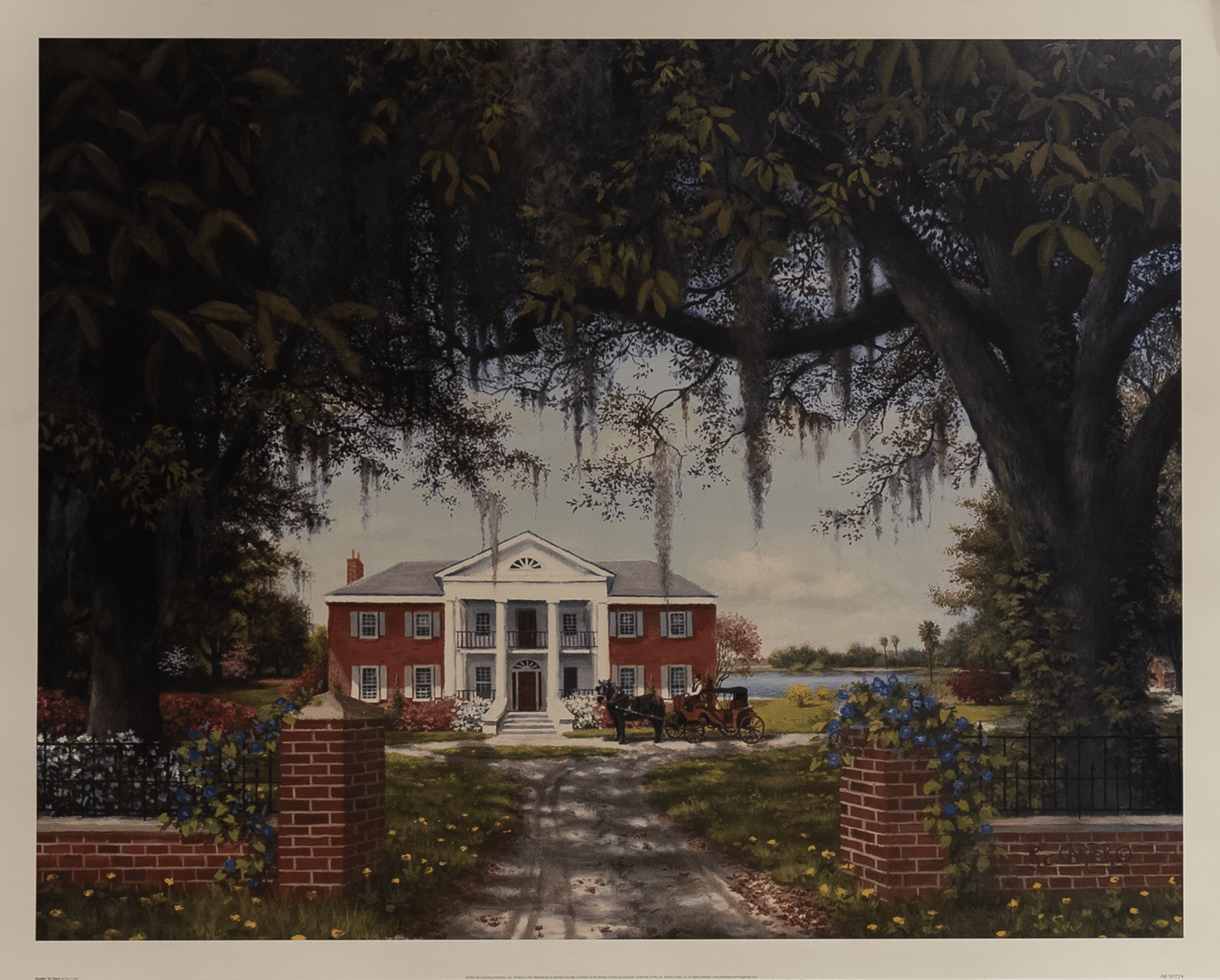 Headin' To Town by Carter, Art Poster Print for Wall, Home Decor