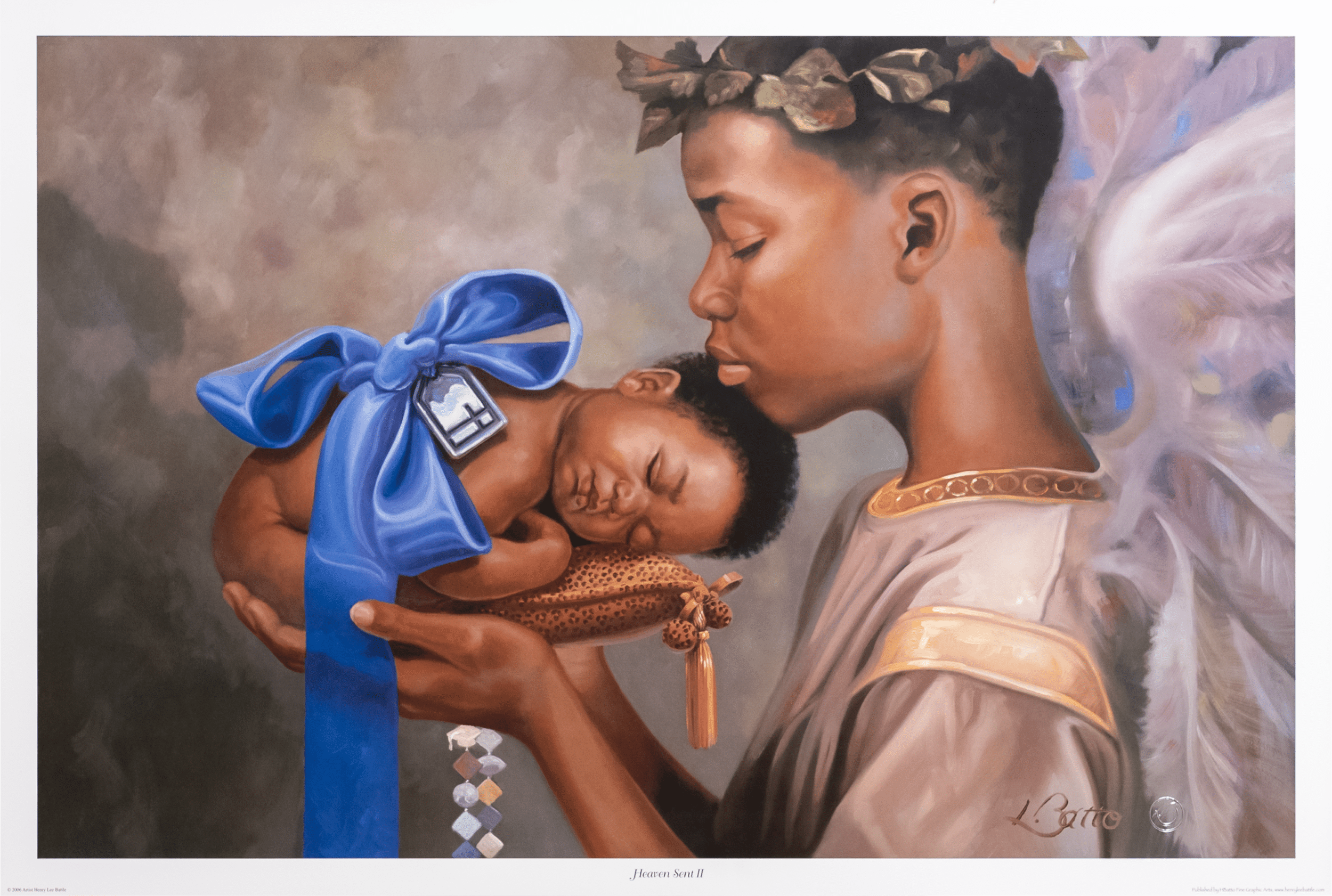 Heaven Sent II by Henry Lee Battle, Art Poster Print for Wall, Home Decor - Image 1