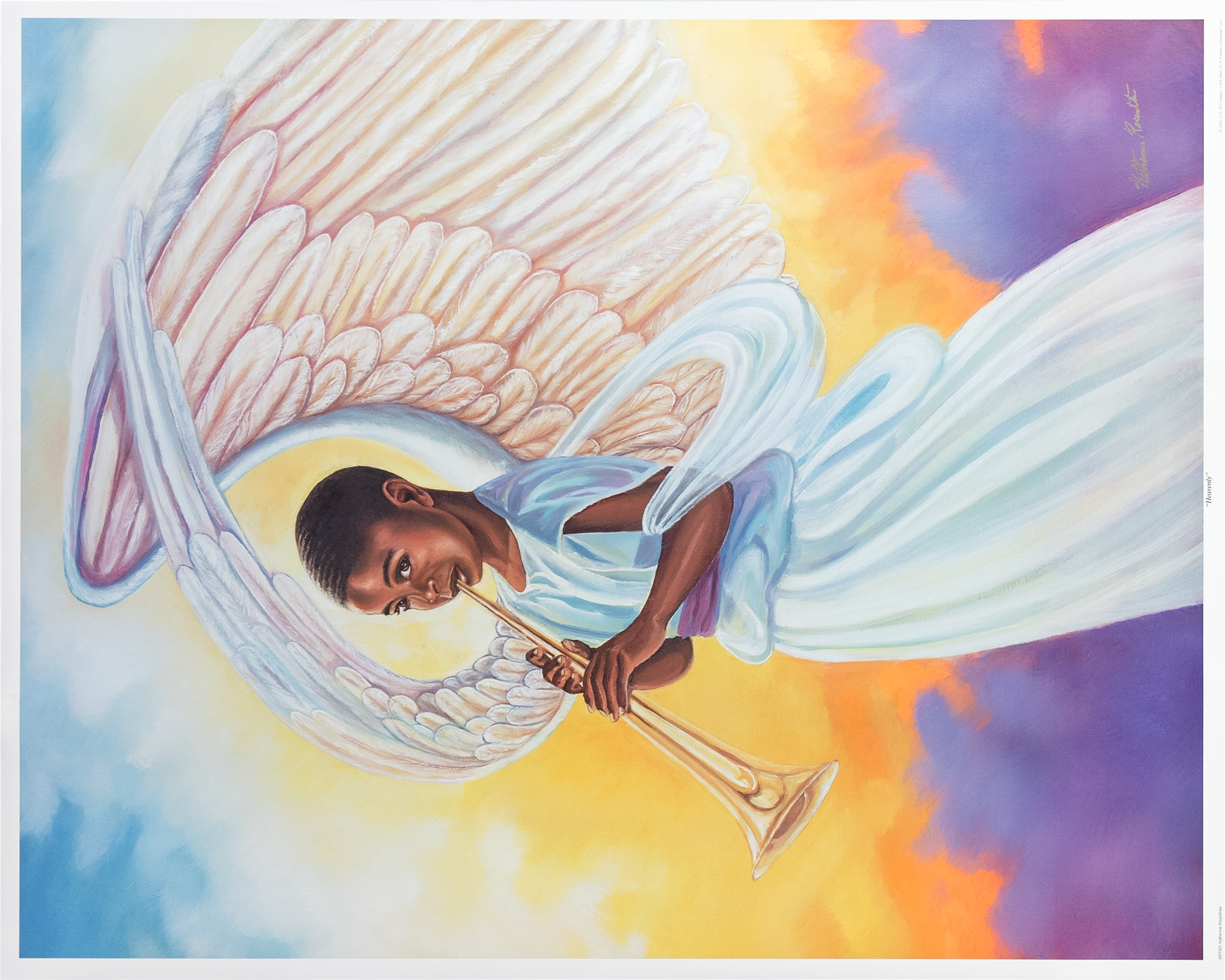 Heavenly by Katherine Roundtree, Art Poster Print for Wall, Home Decor - Image 1