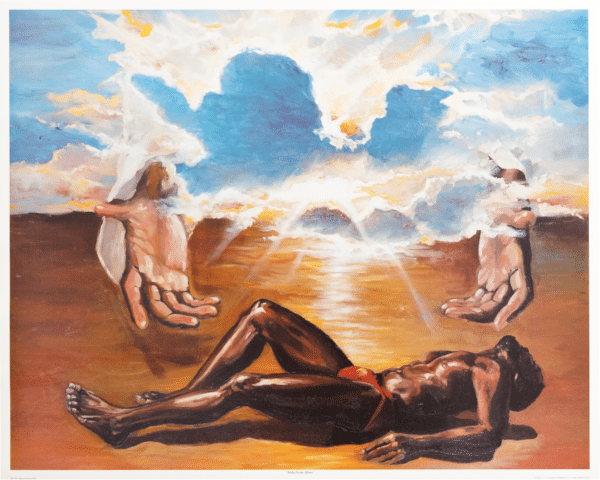 Help From Above by Katherine Roundtree, Art Poster Print for Wall, Home Decor