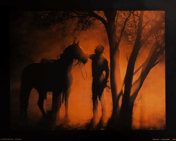 Horse in Fog art print by Chalfant