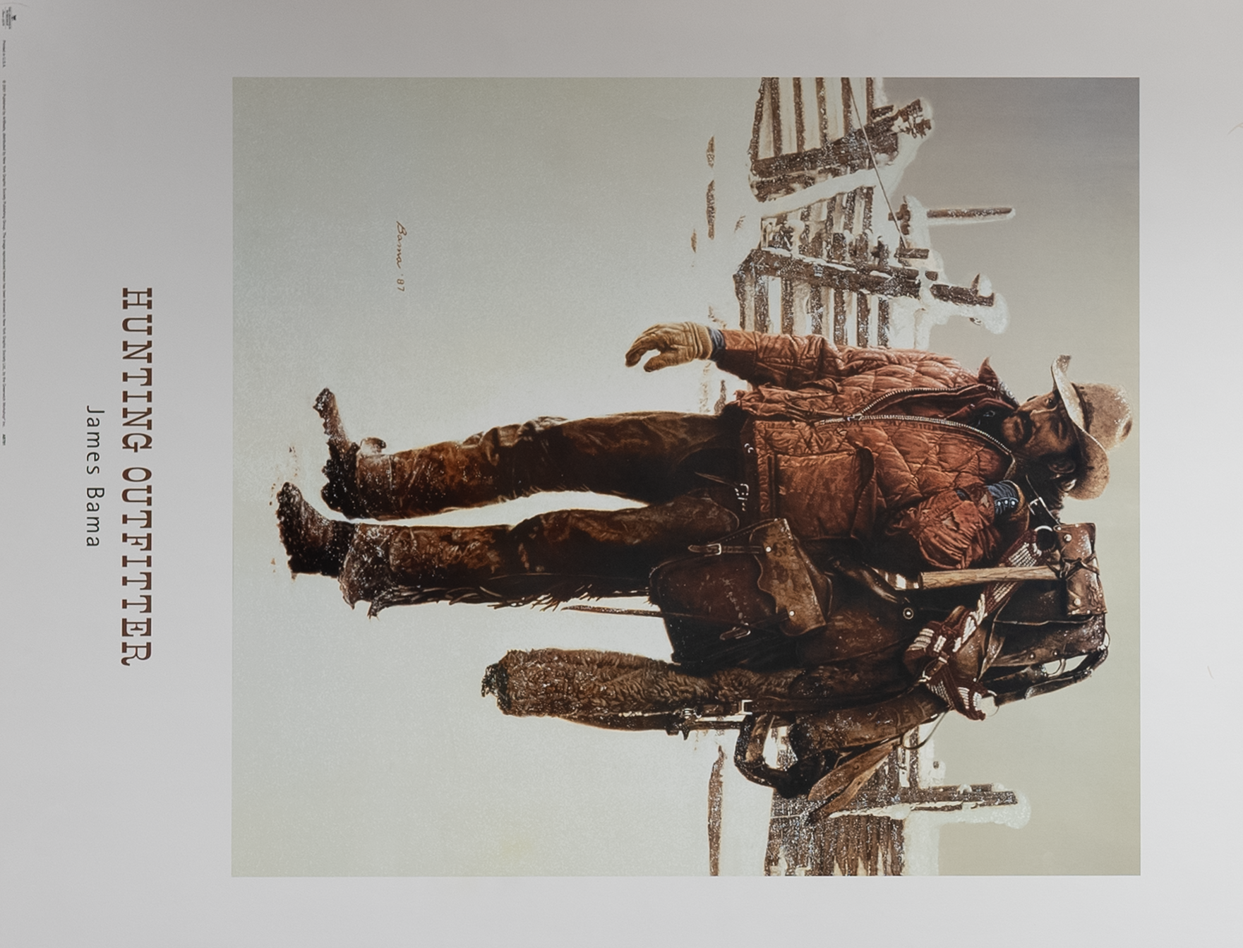 Hunting Outfitters by Bana, Art Poster Print for Wall, Home Decor