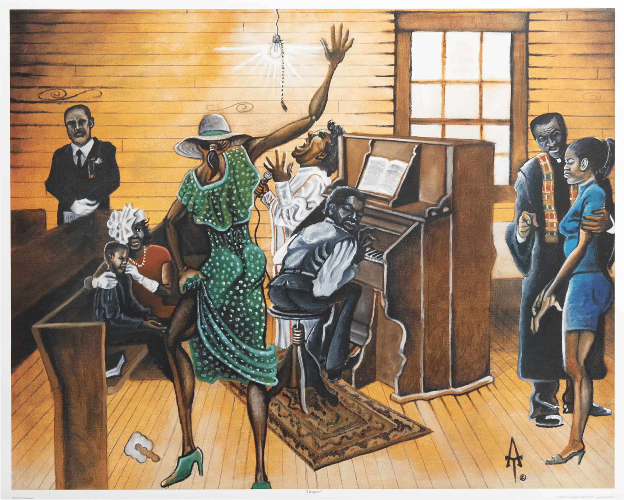 I Repent by Tracy Andrews, Art Poster Print for Wall, Home Decor - Image 1