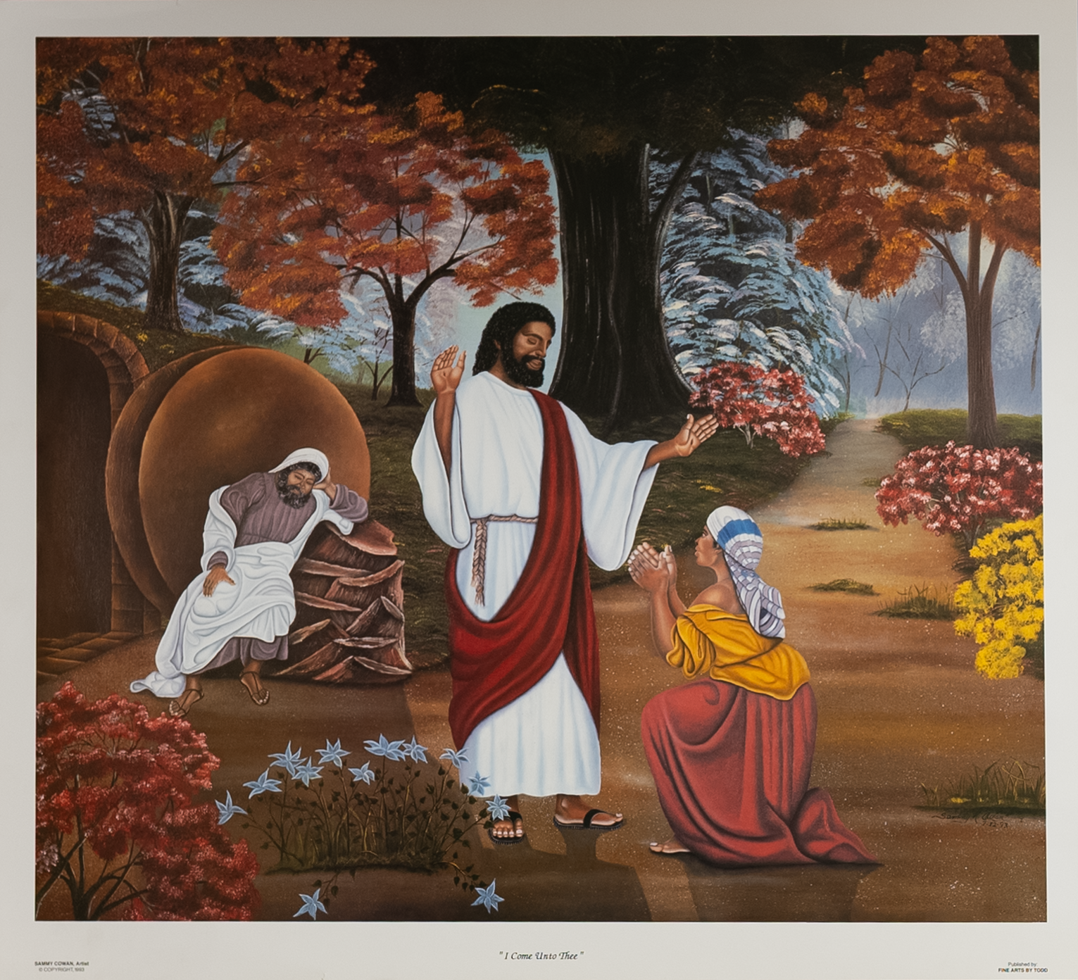 I Come Unto Thee by Cowan, Art Poster Print for Wall, Home Decor