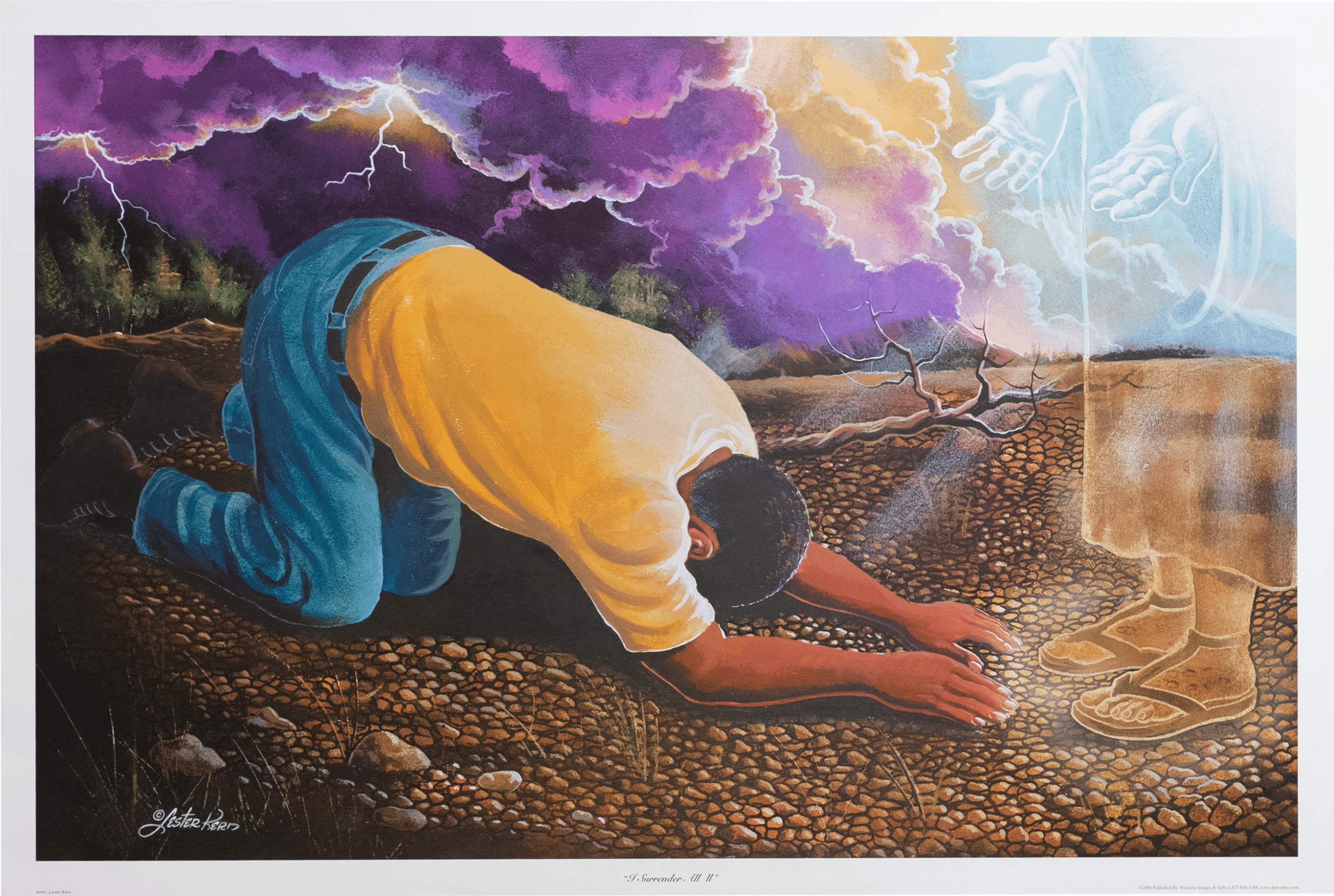 I Surrender All II by Lester Kern, Art Poster Print for Wall, Home Decor - Image 1