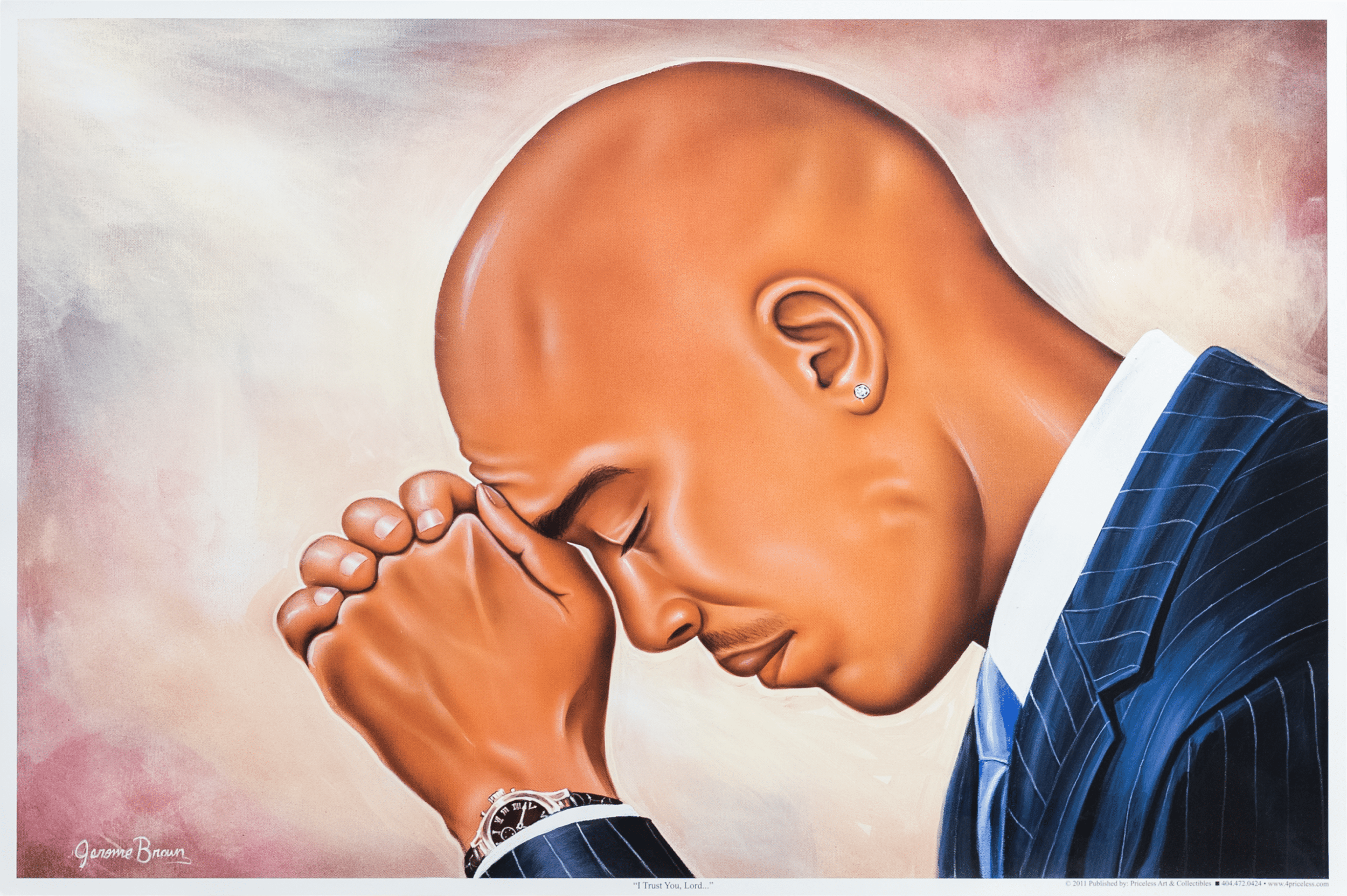 I Trust You Lord by Jerome Brown, Art Poster Print for Wall, Home Decor - Image 1