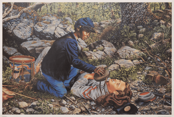 If Thine Enemy Thirst art print by Janice Huse