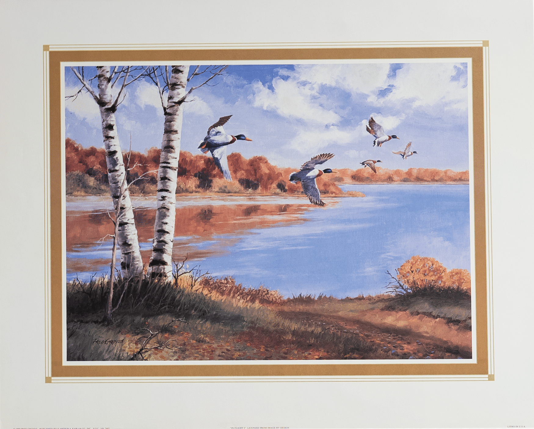 In Flight I by Groves, Art Poster Print for Wall, Home Decor