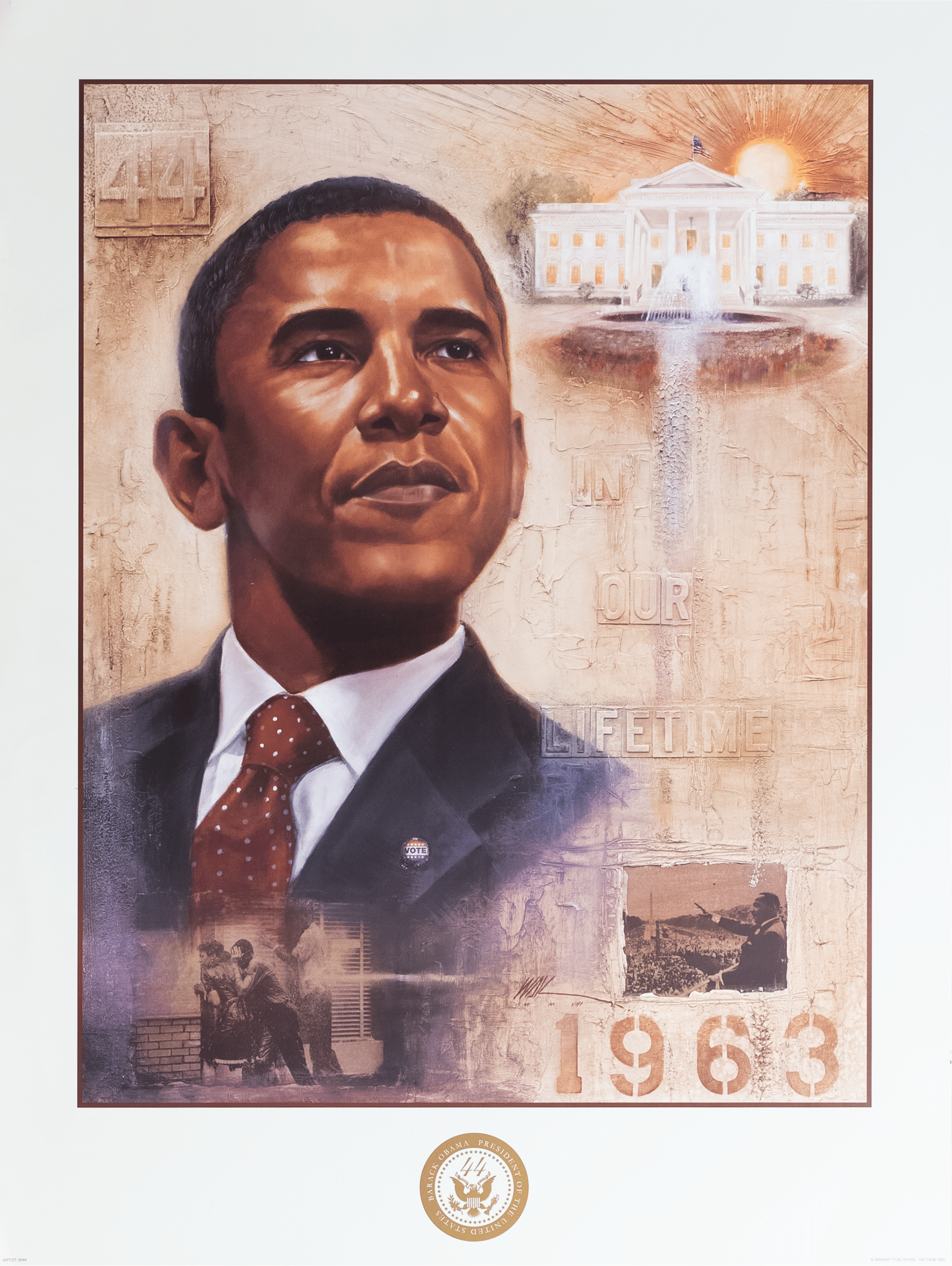 In Our Lifetime by WAK, Art Poster Print for Wall, Home Decor - Image 1
