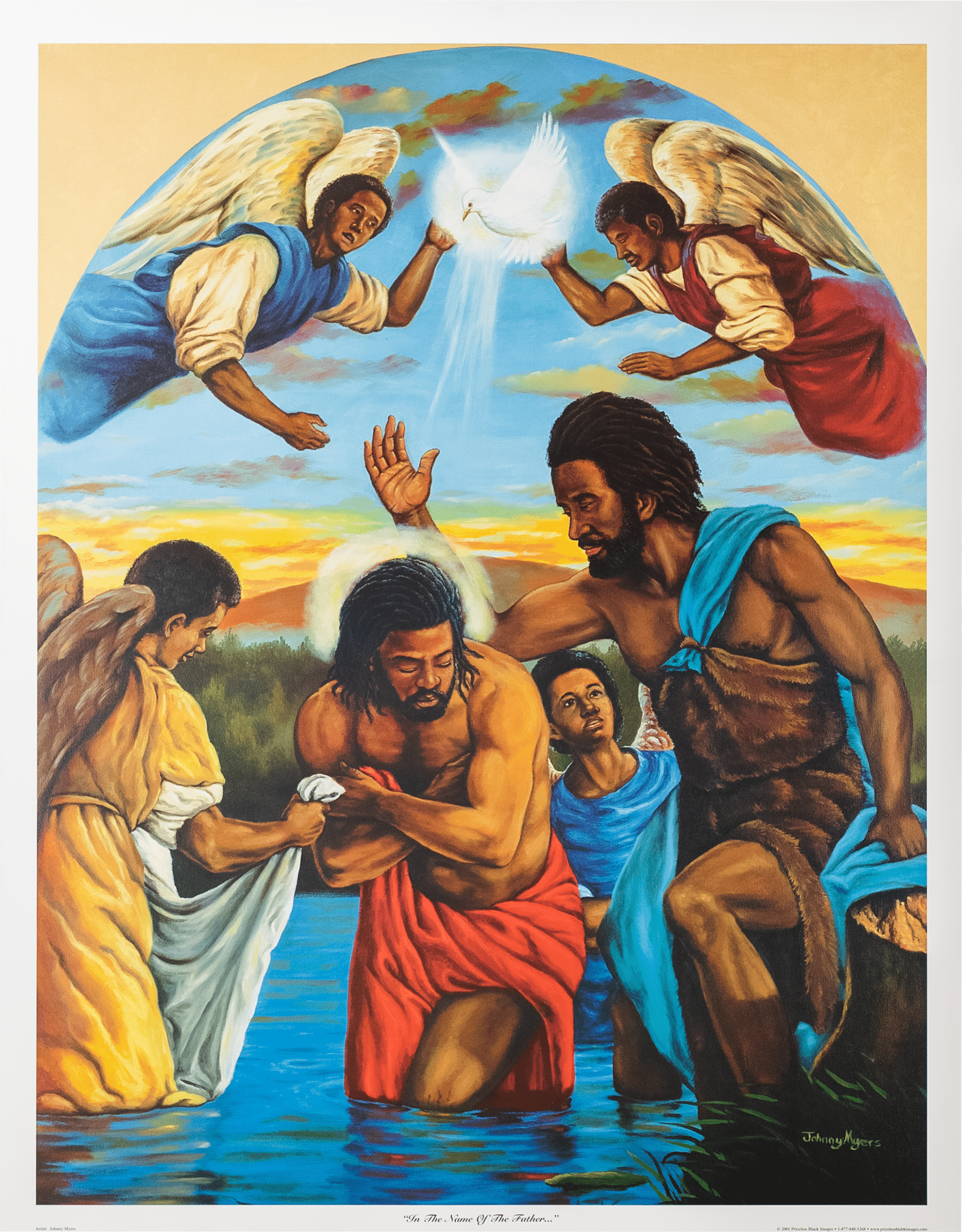 In the Name of the Father by Johnny Myers, Art Poster Print for Wall, Home Decor - Image 1