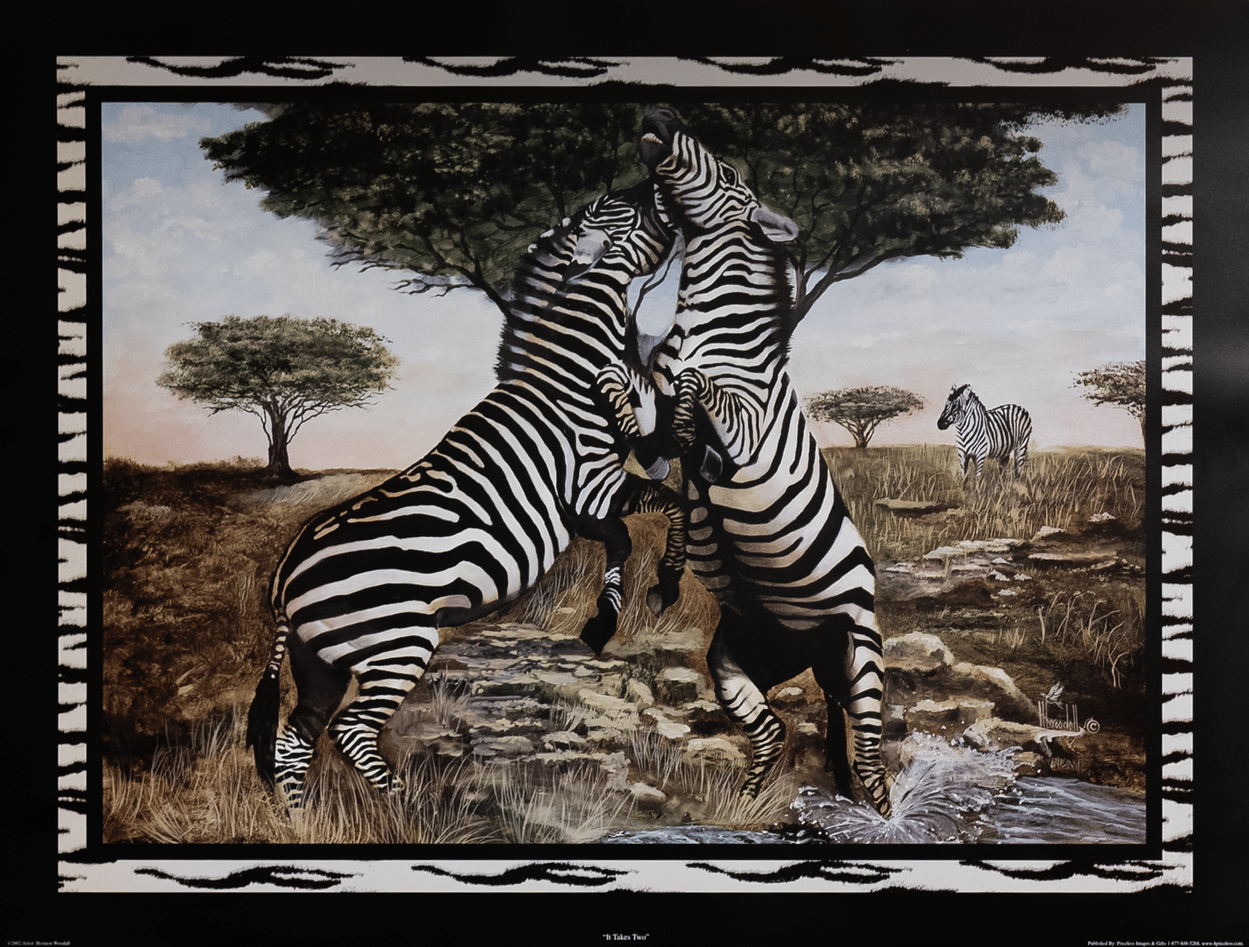 It Takes Two by Woodall, Art Poster Print for Wall, Home Decor