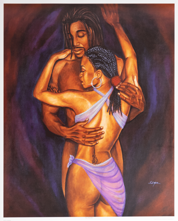 Just Hold Me by Fred Mathews, Art Poster Print for Wall, Home Decor