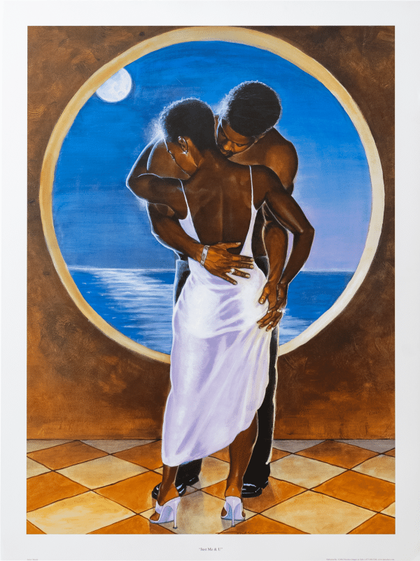 Just Me & U art print by Merril