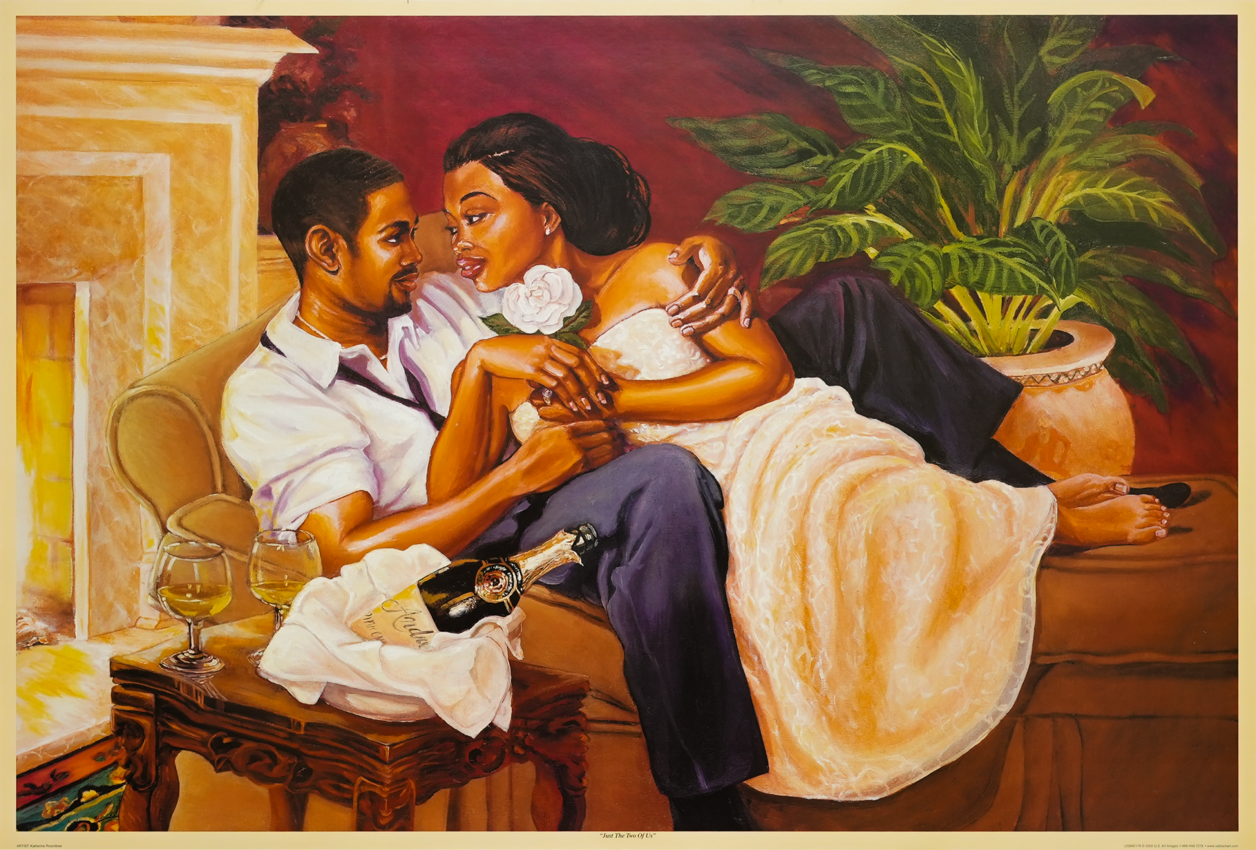 Just the Two of Us by Katherine Roundtree, Art Poster Print for Wall, Home Decor - Image 1