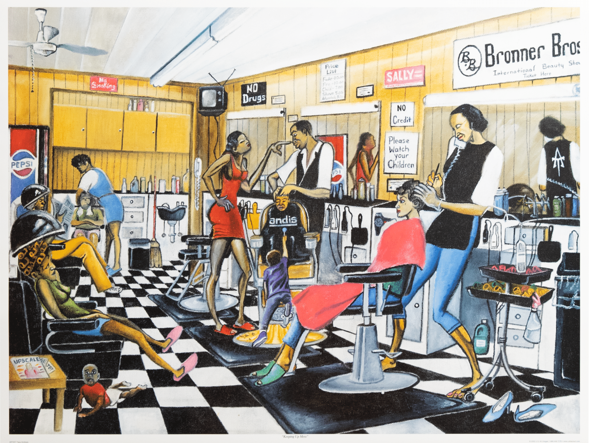 Keepin' Up Mess by Tracy Andrews, Art Poster Print for Wall, Home Decor - Image 1