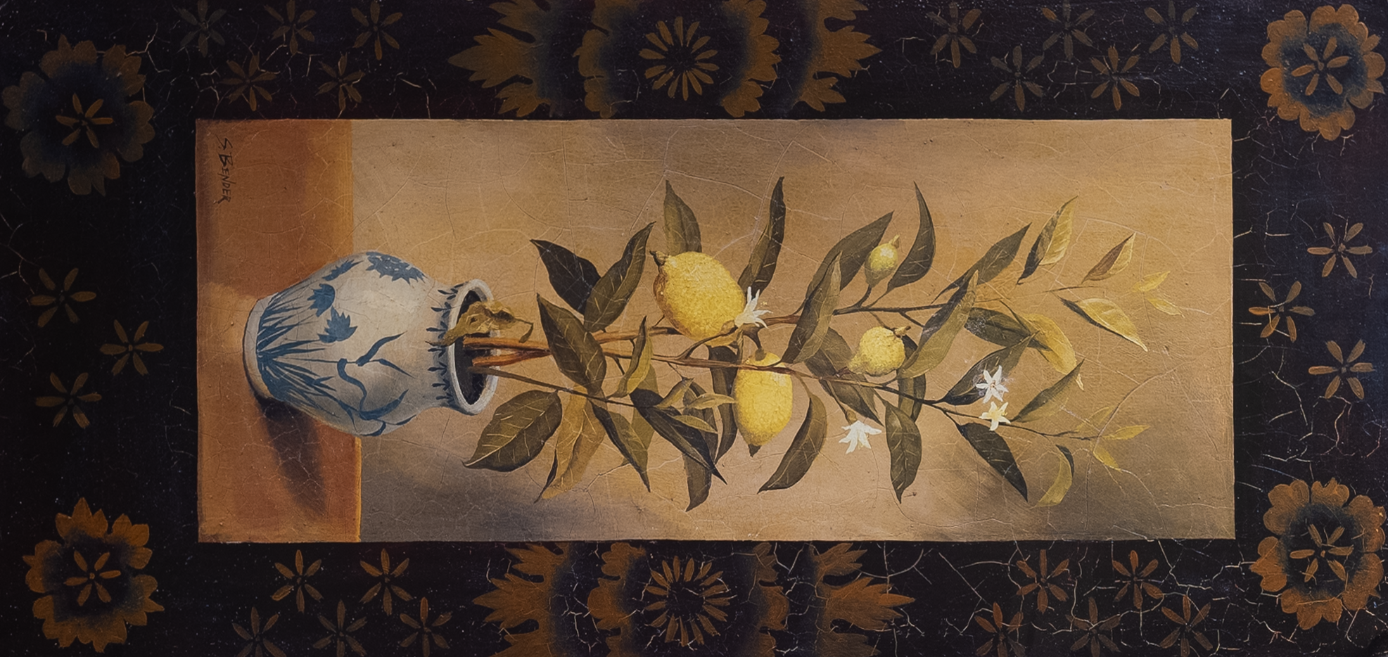 Lemon Tree by Bender, Art Poster Print for Wall, Home Decor