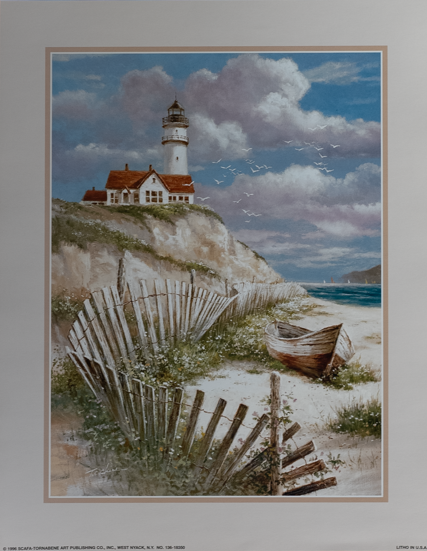 Lighthouse I, Art Poster Print for Wall, Home Decor