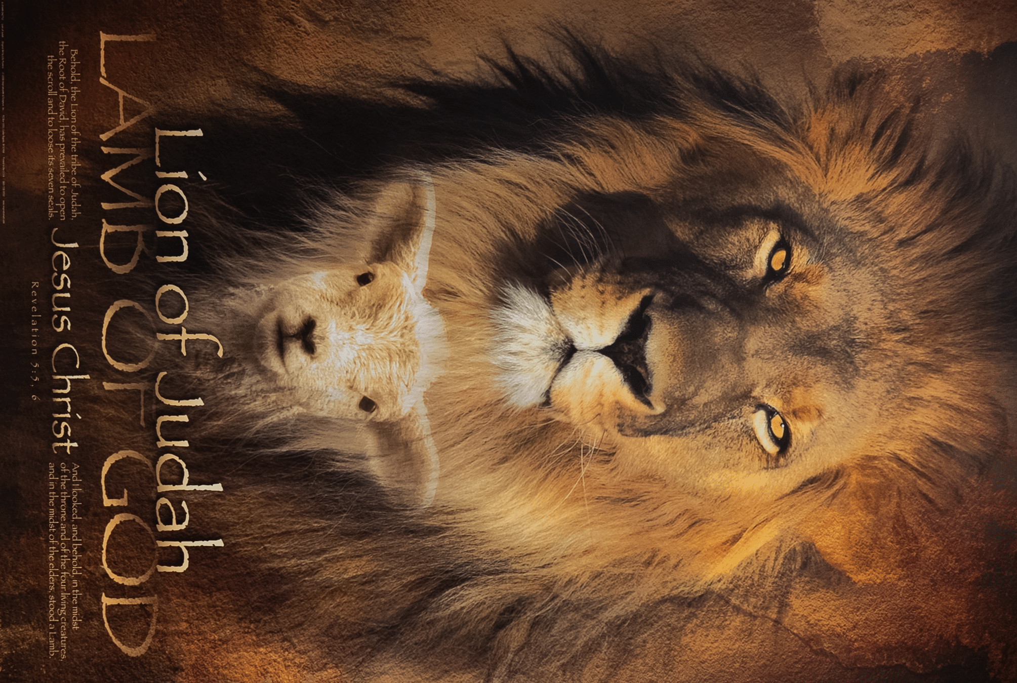 Lion of Judah English, Art Poster Print for Wall, Home Decor Lion of Judah English, Art Poster Print for Wall, Home Decor - Image 1