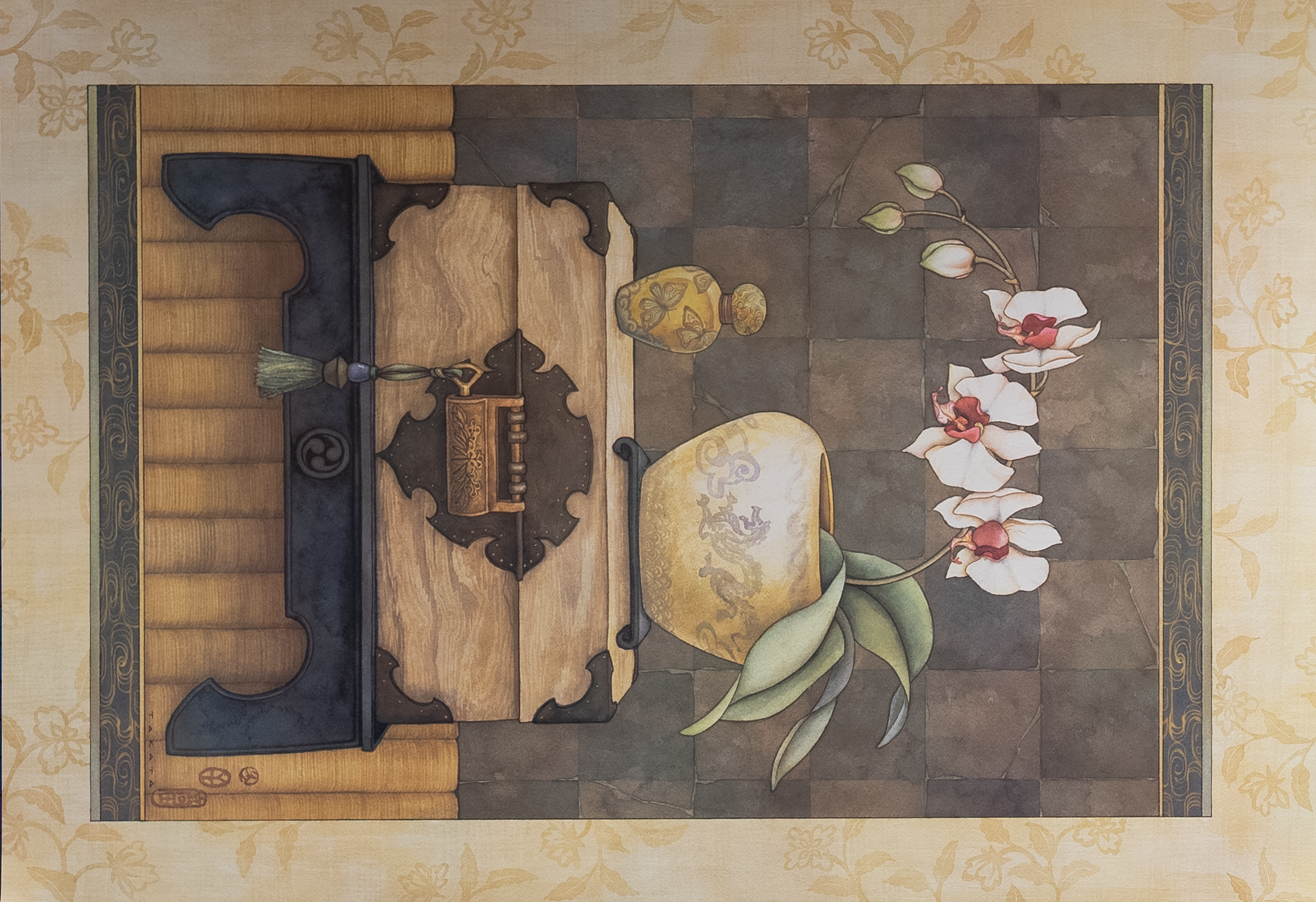 Lockbox by Takata, Art Poster Print for Wall, Home Decor