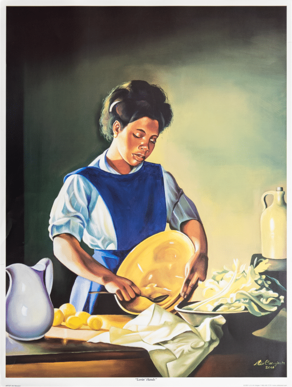 Lovin' Hands by Alix Beaujour, Art Poster Print for Wall, Home Decor