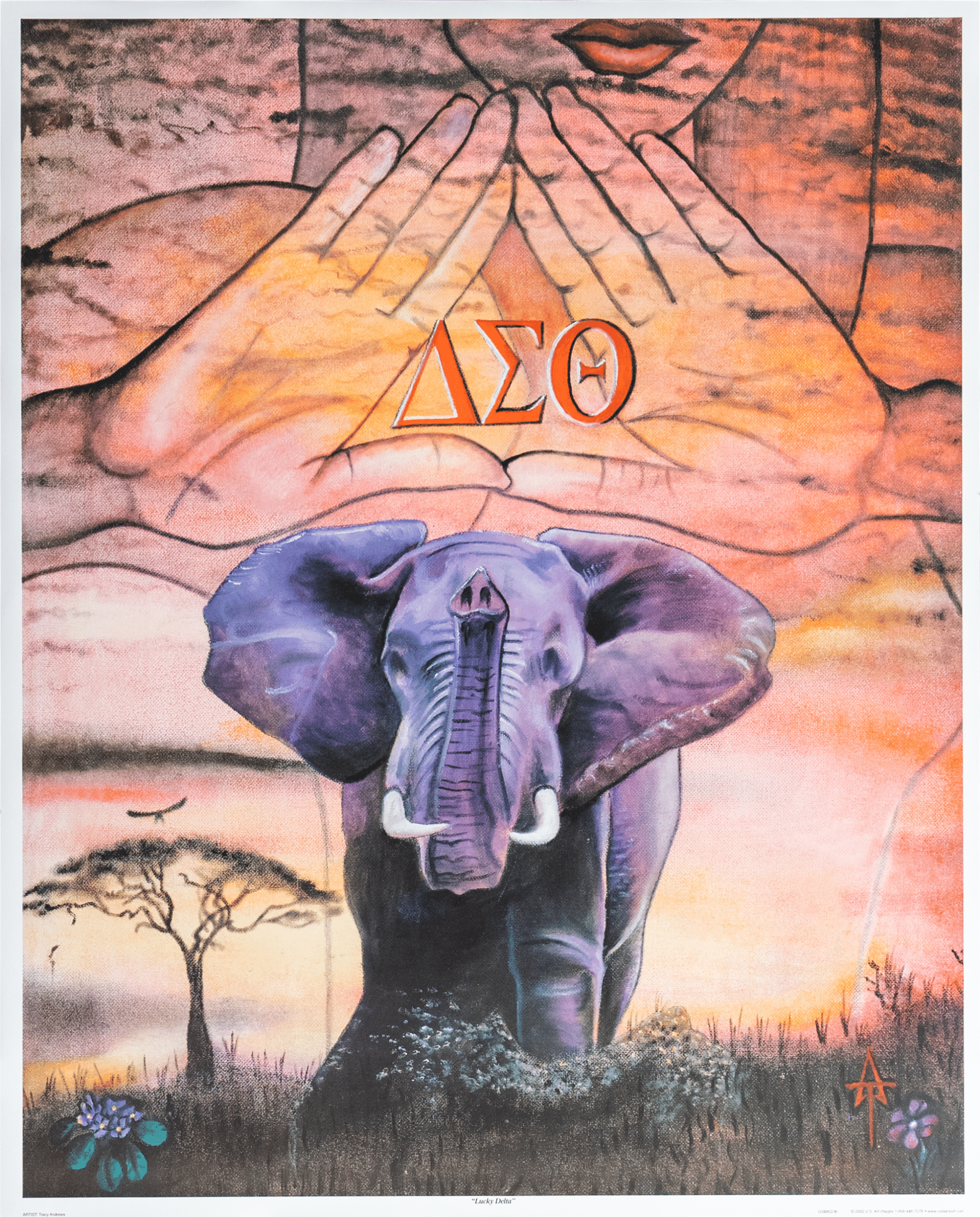 Lucky Delta by Tracy Andrews, Art Poster Print for Wall, Home Decor - Image 1