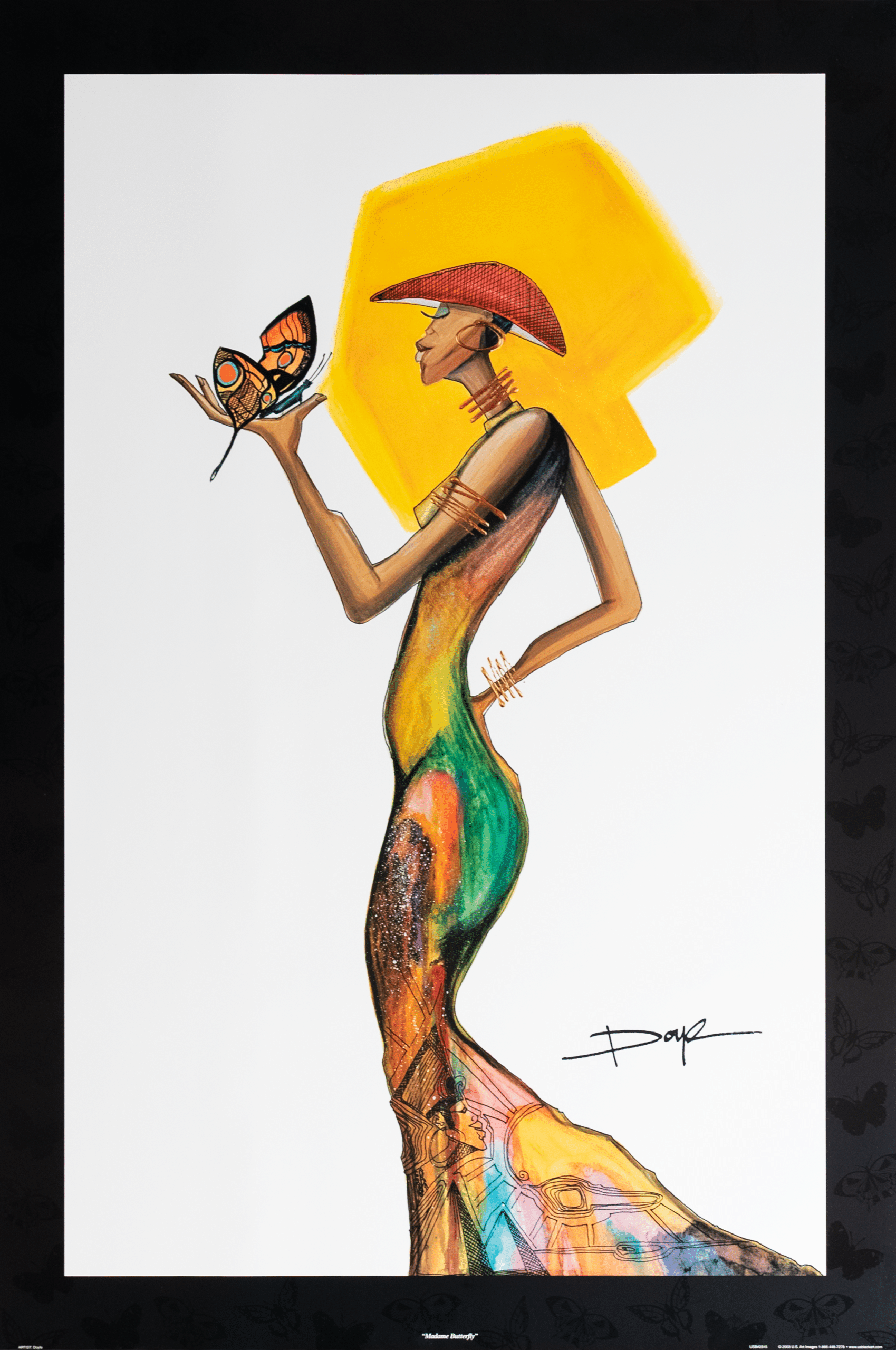 Madam Butterfly - Doyle (24x36V 9J19, Art Poster Print for Wall, Home Decor - Image 1