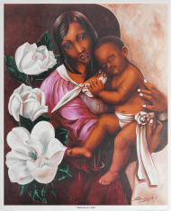 Madonna Child art print by Gerald Ivey
