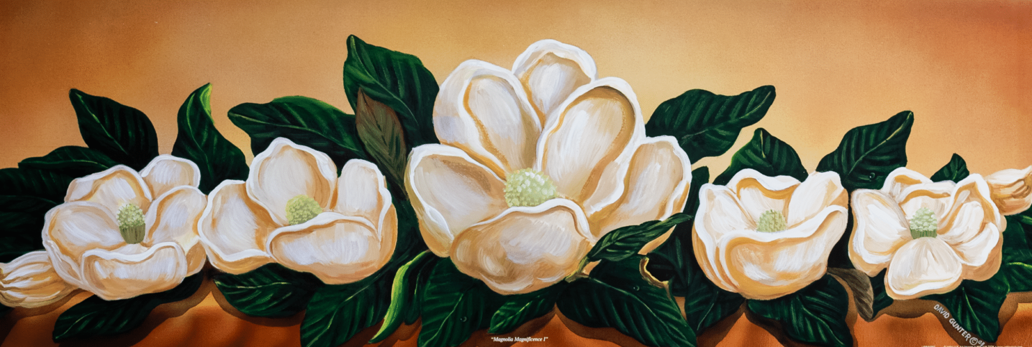 Magnolia Magnificence I by David Gunter, Art Poster Print for Wall, Home Decor - Image 1