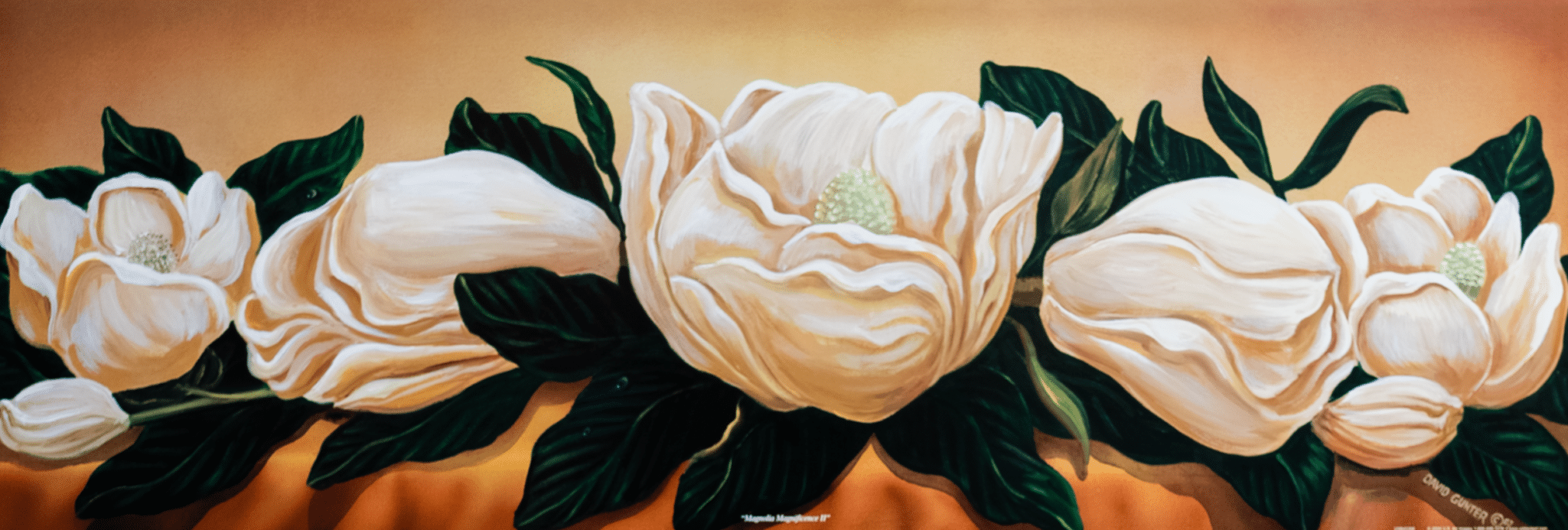 Magnolia Magnificence II by David Gunter, Art Poster Print for Wall, Home Decor - Image 1