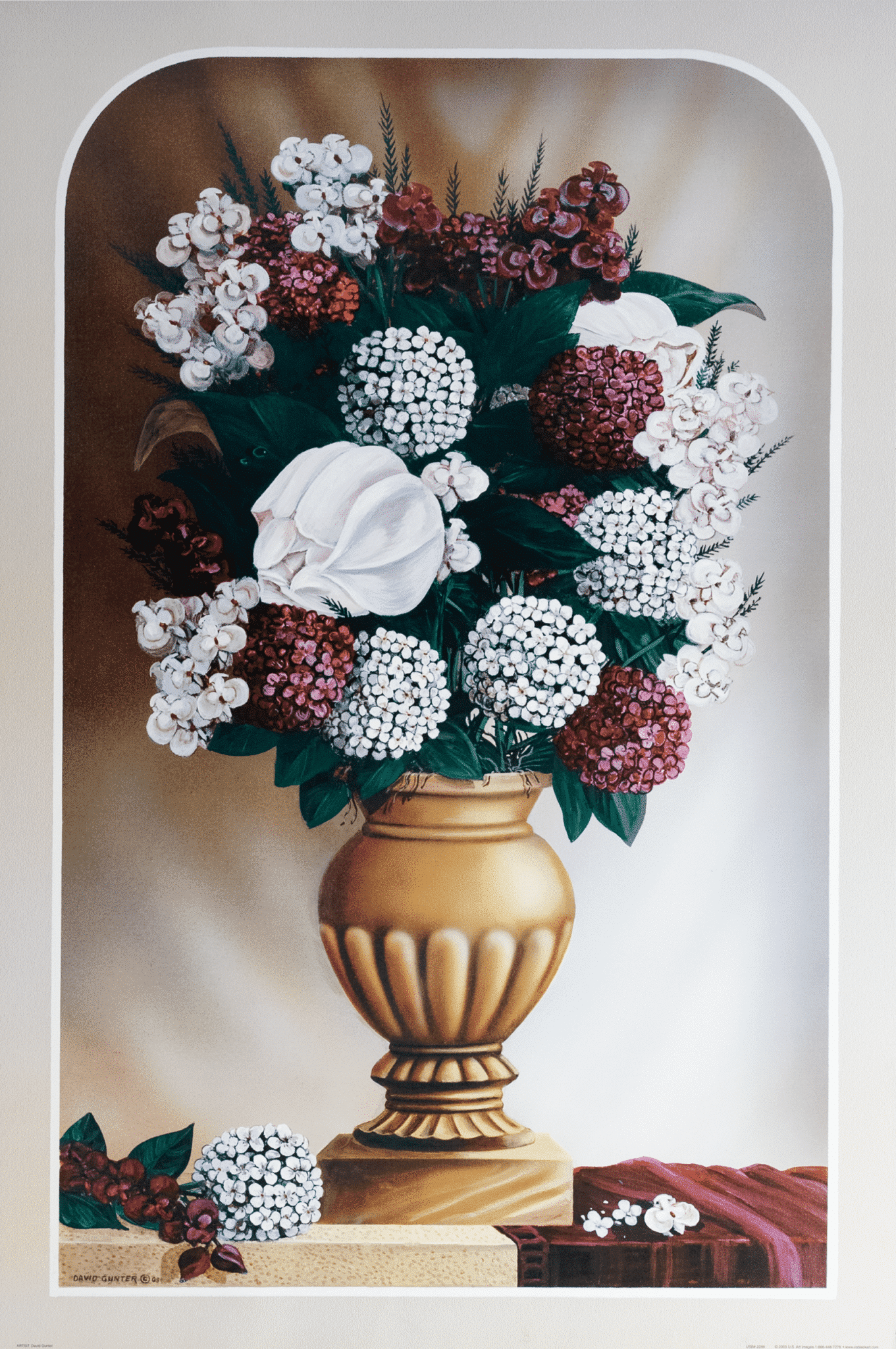 Magnolias I art print by David Gunter