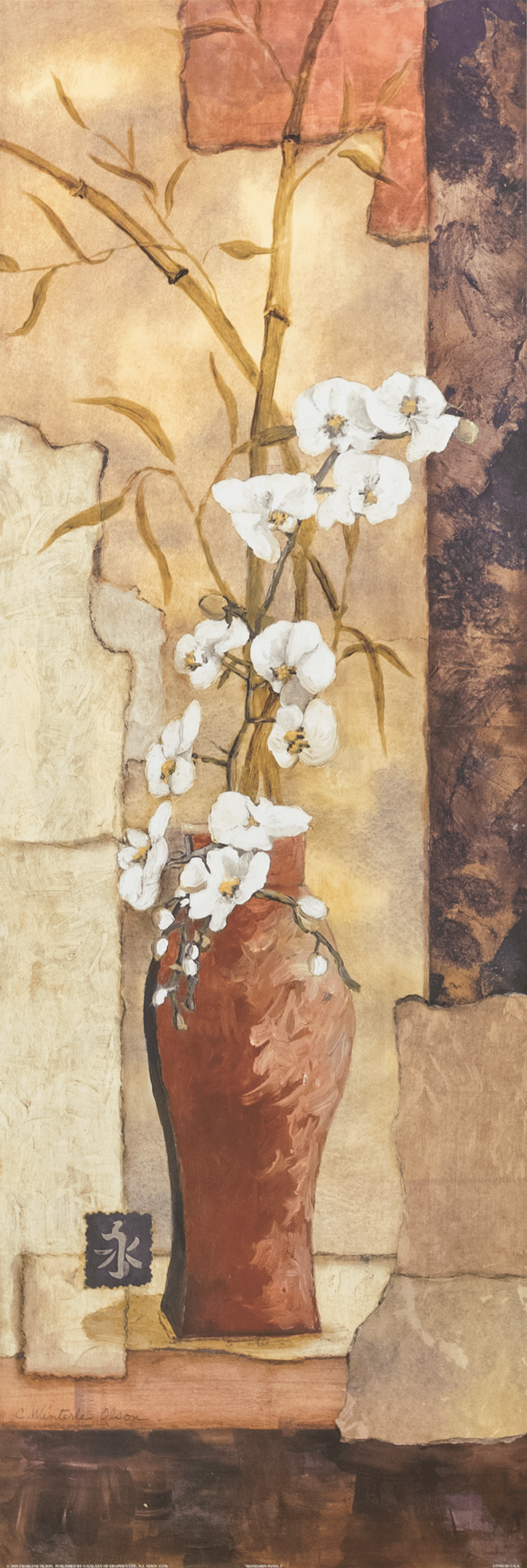 Mandarin Panel I by Charles Olsen, Art Poster Print for Wall, Home Decor - Image 1
