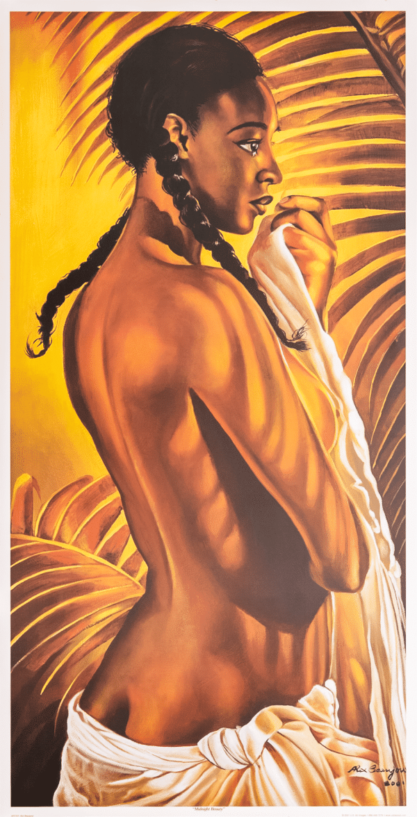 Midnight Beauty art print by Alix Beaujour