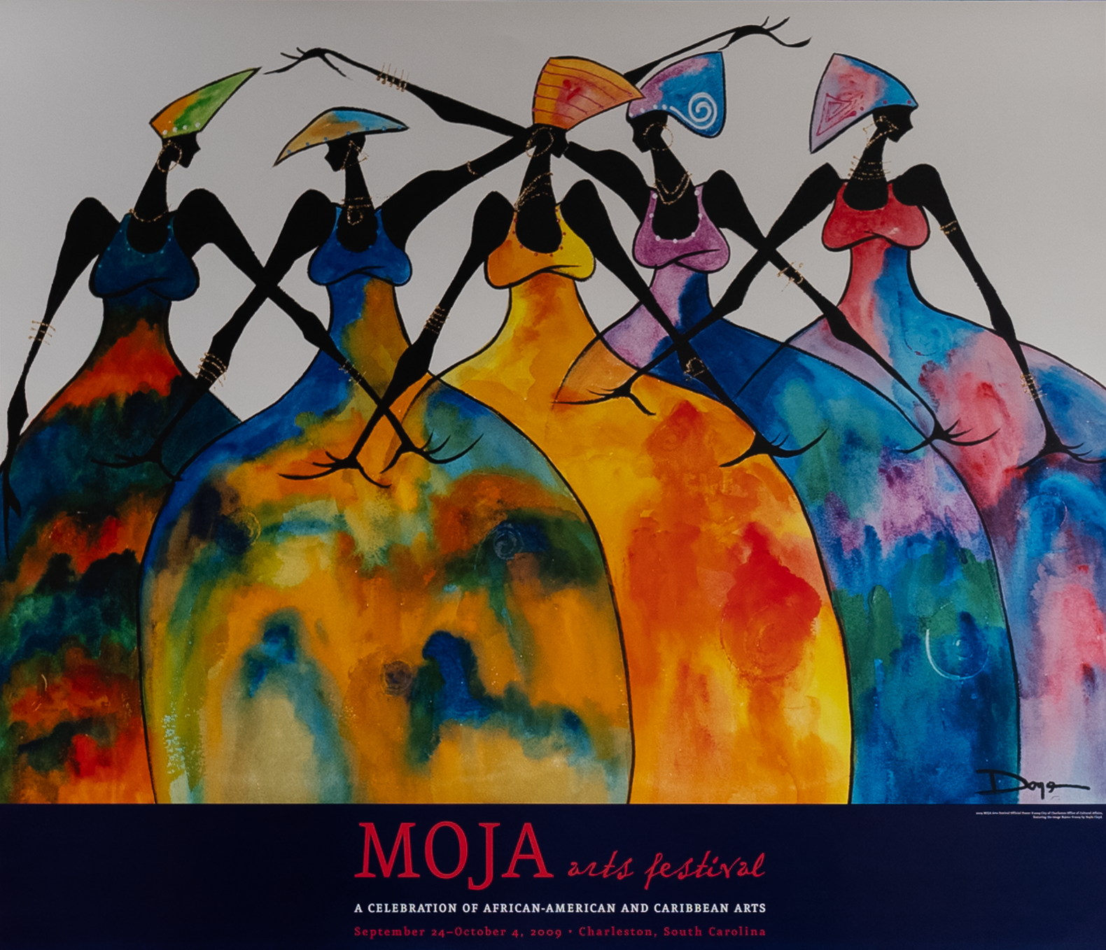Moja Arts Festival I by Cloyd, Art Poster Print for Wall, Home Decor