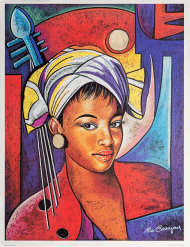 Music in My Eyes art print by Alix Beaujour