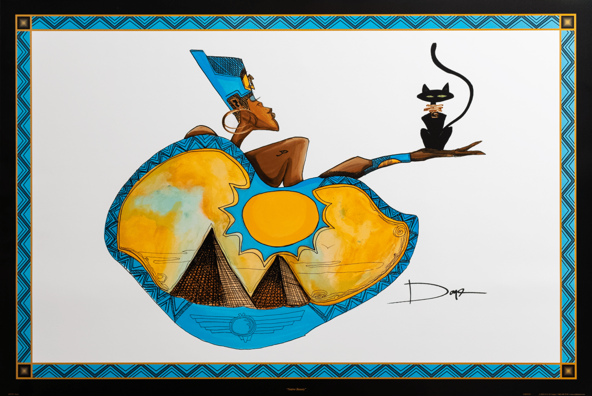 Native Beauty by Doyle, Art Poster Print for Wall, Home Decor - Image 1