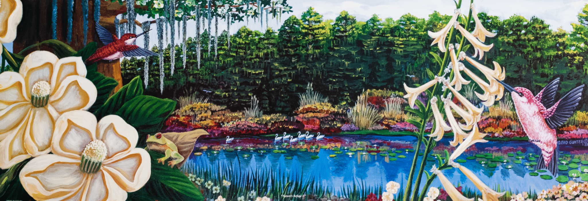 Nature's Refuge II by David Gunter, Art Poster Print for Wall, Home Decor - Image 1